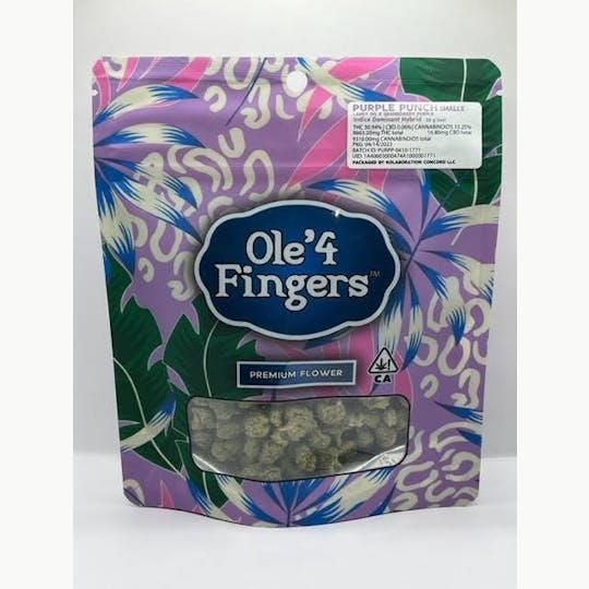 Ole'4 Fingers - Purple Punch 28g Samlls Bag - Ole 4' Fingers - 1