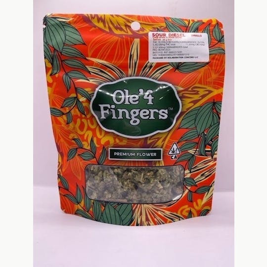 Ole'4 Fingers - Sour Diesel 28g Smalls Bag - Ole' 4 Fingers - 1