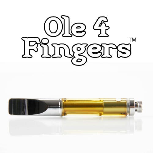 Ole'4 Fingers - Strawberry Banana .5g Distillate Cart - Ole' 4 Fingers - 1