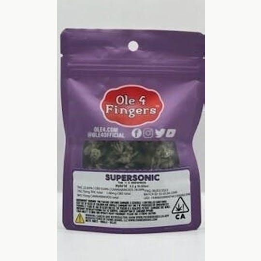 Ole'4 Fingers - Supersonic 3.5g Bag - Ole' 4 Fingers - 1