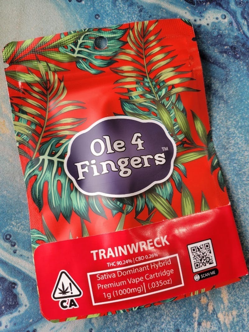 Ole'4 Fingers - Trainwreck 1g Distillate Cart - Ole' 4 Fingers - 1