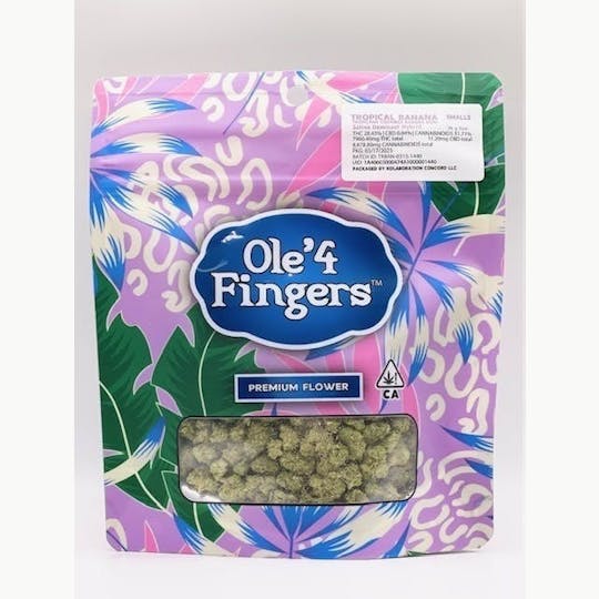 Ole'4 Fingers - Tropical Banana 28g Smalls Bag - Ole' 4 Fingers - 1