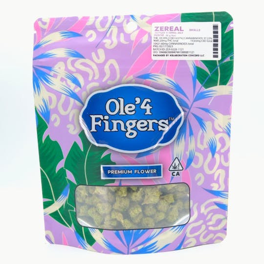Ole'4 Fingers - Zereal 28g Smalls Bag - Ole' 4 Fingers - 1