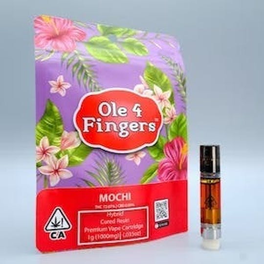 Ole'4 Fingers - Mochi 1g Cart - Ole' 4 Fingers - 1