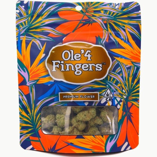Ole'4 Fingers - Orange Cookies Crasher 28g Bag - Ole' 4 Fingers - 1