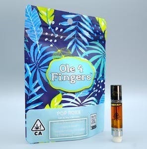 Ole'4 Fingers - Pop Roxx 1g Cured Resin Cart - Ole' 4 Fingers - 1