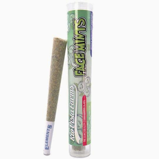 Rio Vista Farms - Brand - Face Mints 1g Pre-Roll - Rio Vista Farms - 1