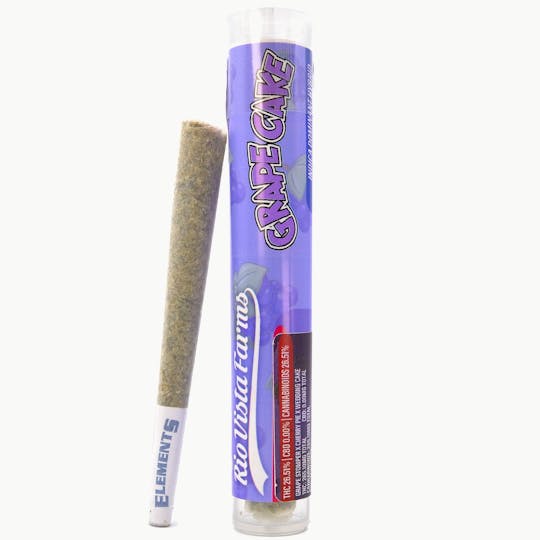 Rio Vista Farms - Brand - Grape Cake 1g Pre-Roll - Rio Vista Farms - 1