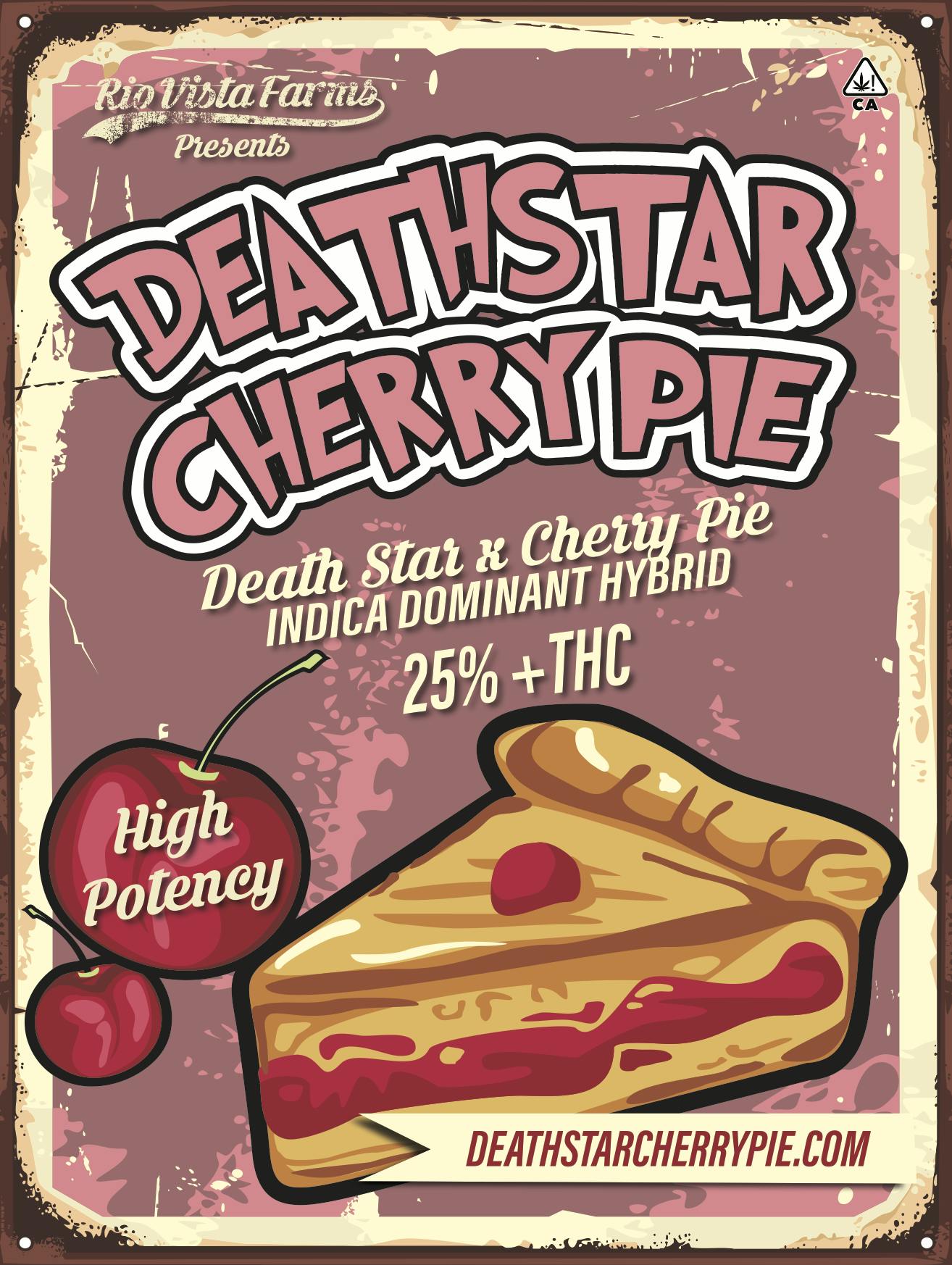 Rio Vista Farms - Brand - Poster- Deathstar Cherry Pie - 1