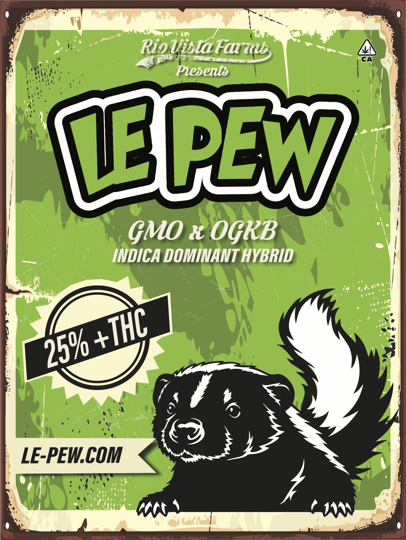 Rio Vista Farms - Brand - Poster- Le Pew - 1