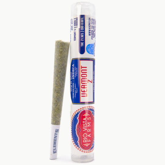 Rio Vista Farms - Brand - Vermont Z 1g Pre-Roll - Rio Vista Farms - 1