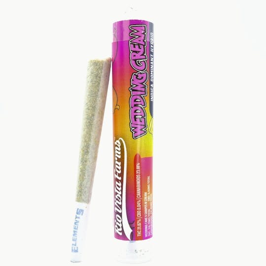 Rio Vista Farms - Brand - Wedding Cream 1g Pre-Roll - Rio Vista Farms - 1