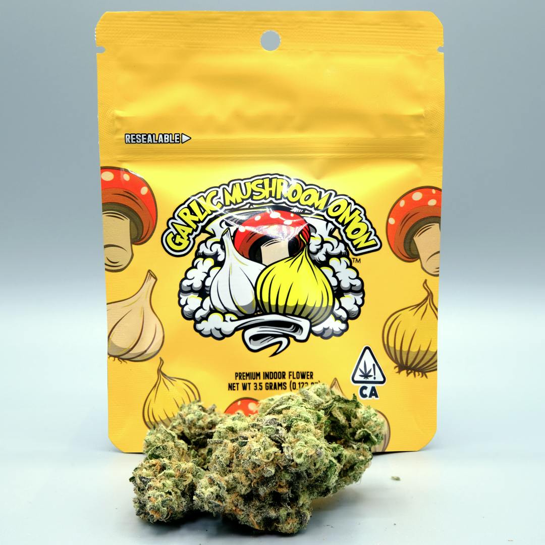 Rio Vista Farms - Brand - Garlic Mushroom Onion 3.5g Bag - Rio Vista Farms - 1