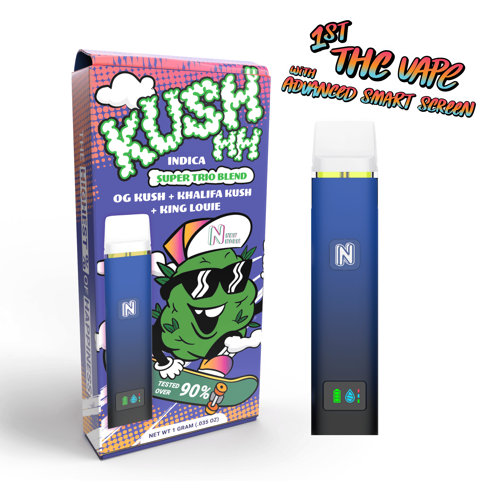 New Normal - New Normal | Super Trio | Kushhh | Disposable | 1g - 1