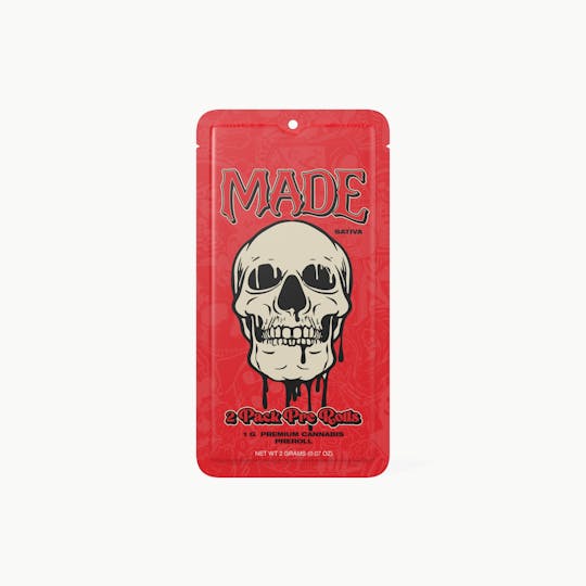MADE - Cream Smoothie | 1g Pre-Rolls | 2 per package - 1