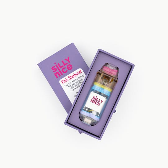 Silly Nice - Silly Nice 2G All-In-One Rechargeable Vape (Pink Starburst) - 1
