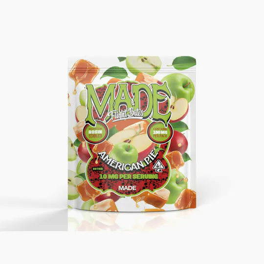 MADE - MADE | Flight Bites | American Pie Gummies | 100mg | 10ct | 10mg/ea - 1