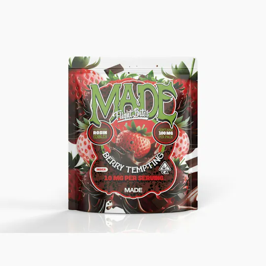 MADE - MADE | Flight Bites | Berry Tempting Gummies | 100mg | 10ct | 10mg/ea - 1