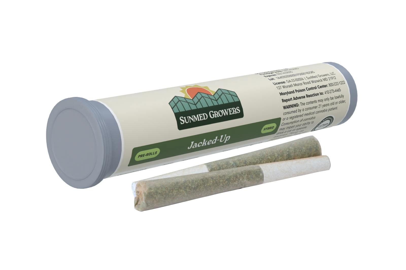 SunMed Growers - Jacked Up Pre Roll 0.5g/2 Pack - 1
