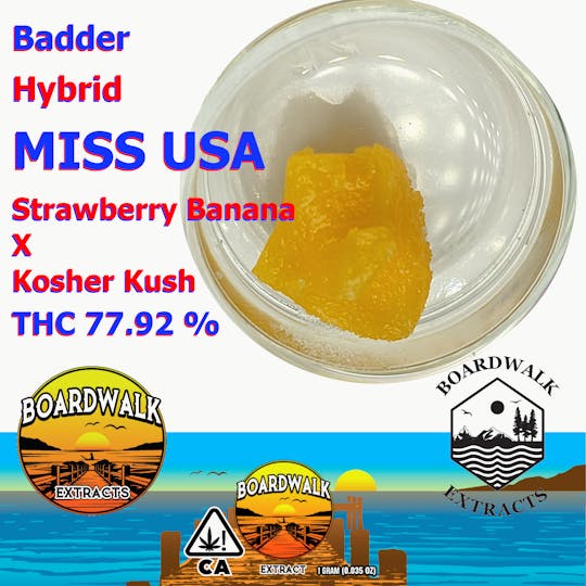 Boardwalk Extracts - Badder | Miss USA - 1