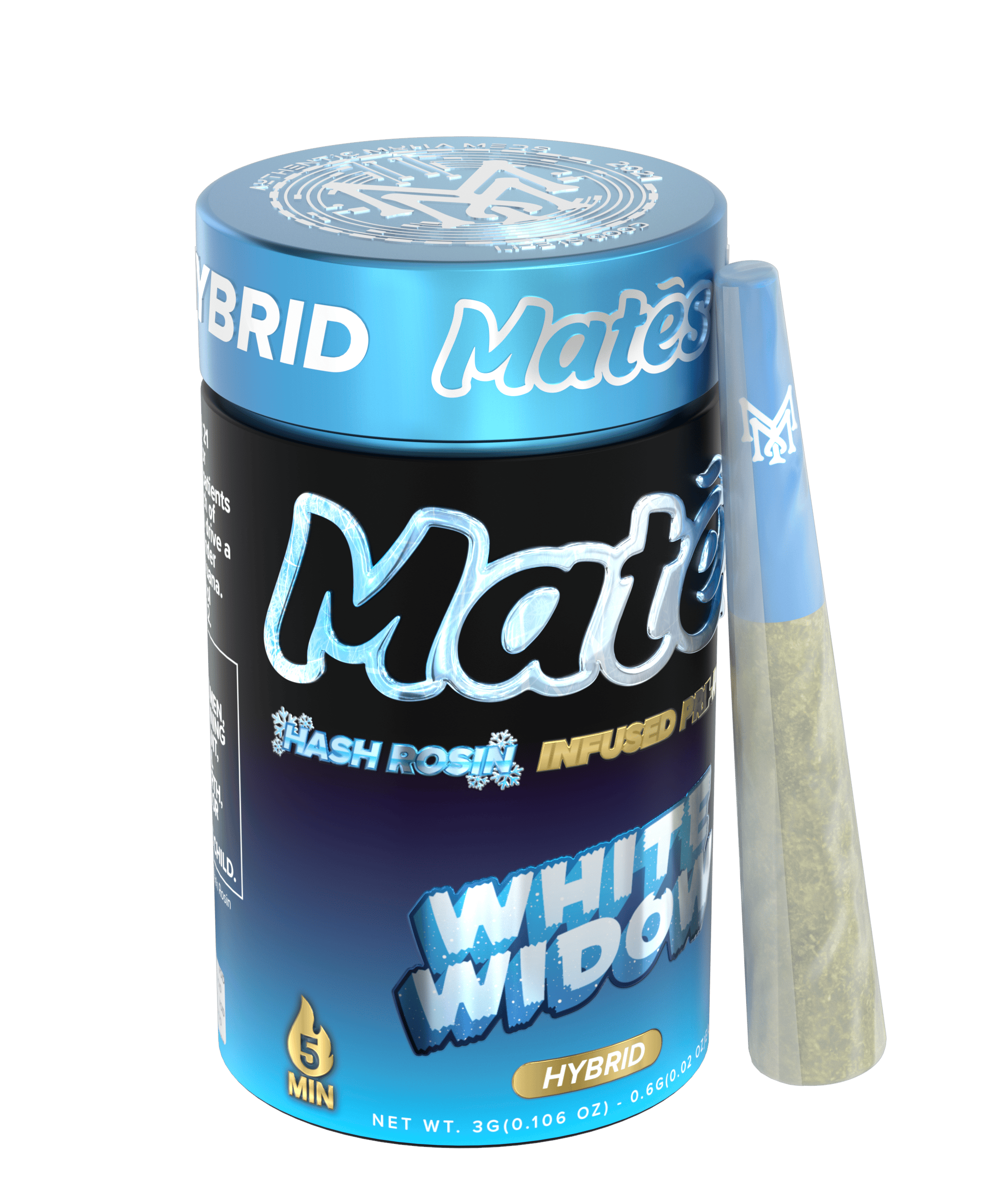 Muha Meds - Muha Meds | White Widow | Infused Joints | 0.6g each | 5pk - 1