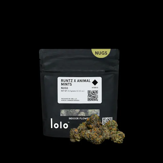 lolo - lolo | Runtz + Animal Mints | Indoor Nugs | 3.5g - 1