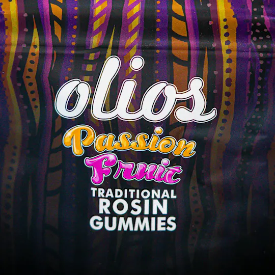 OLIO - Olio | Passion Fruit Rosin Gummies | 100mg | 10ct | 10mg/ea - 1