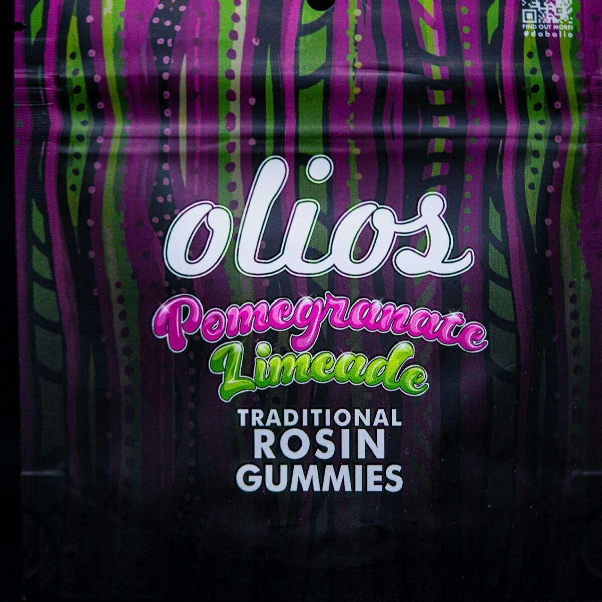 OLIO - Olio | Pomegranate Limeade Rosin Gummies | 100mg | 10ct | 10mg/ea - 1