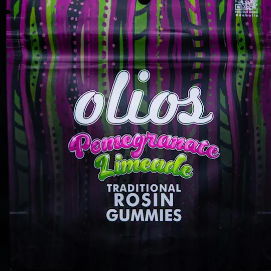 OLIO - Olio | Pomegranate Limeade Rosin Gummies | 100mg | 10ct | 10mg/ea - 1