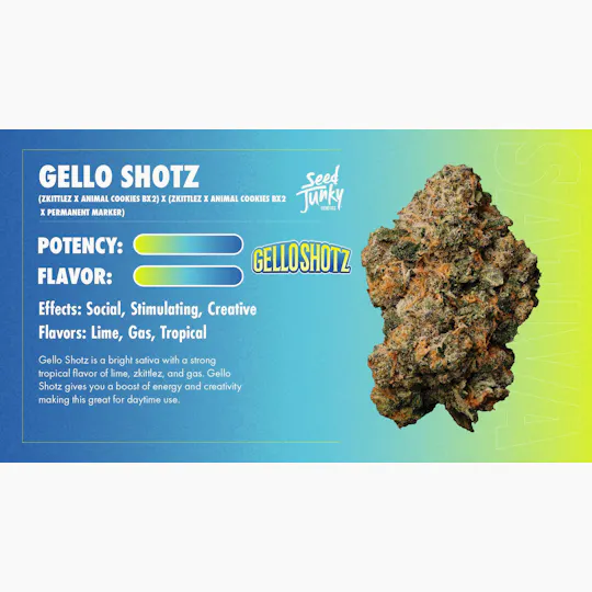Seed Junky - Seed Junky | Gello Shotz | Rosin | Fresh Press | 1g - 1