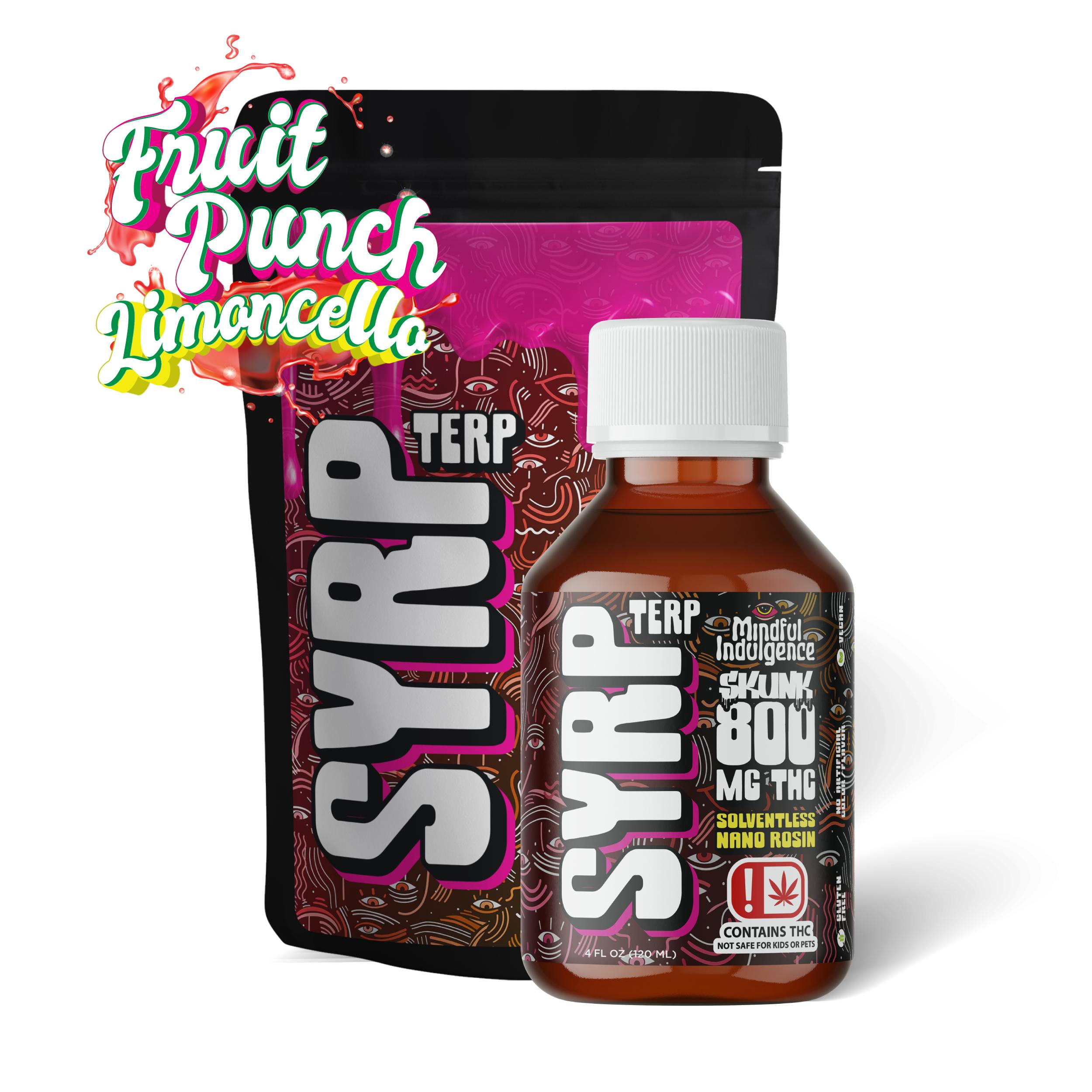 Mindful Indulgence - Mindful Indulgence | 800mg TERP SYRP *Skunk* | Fruit Punch Limoncello - 1