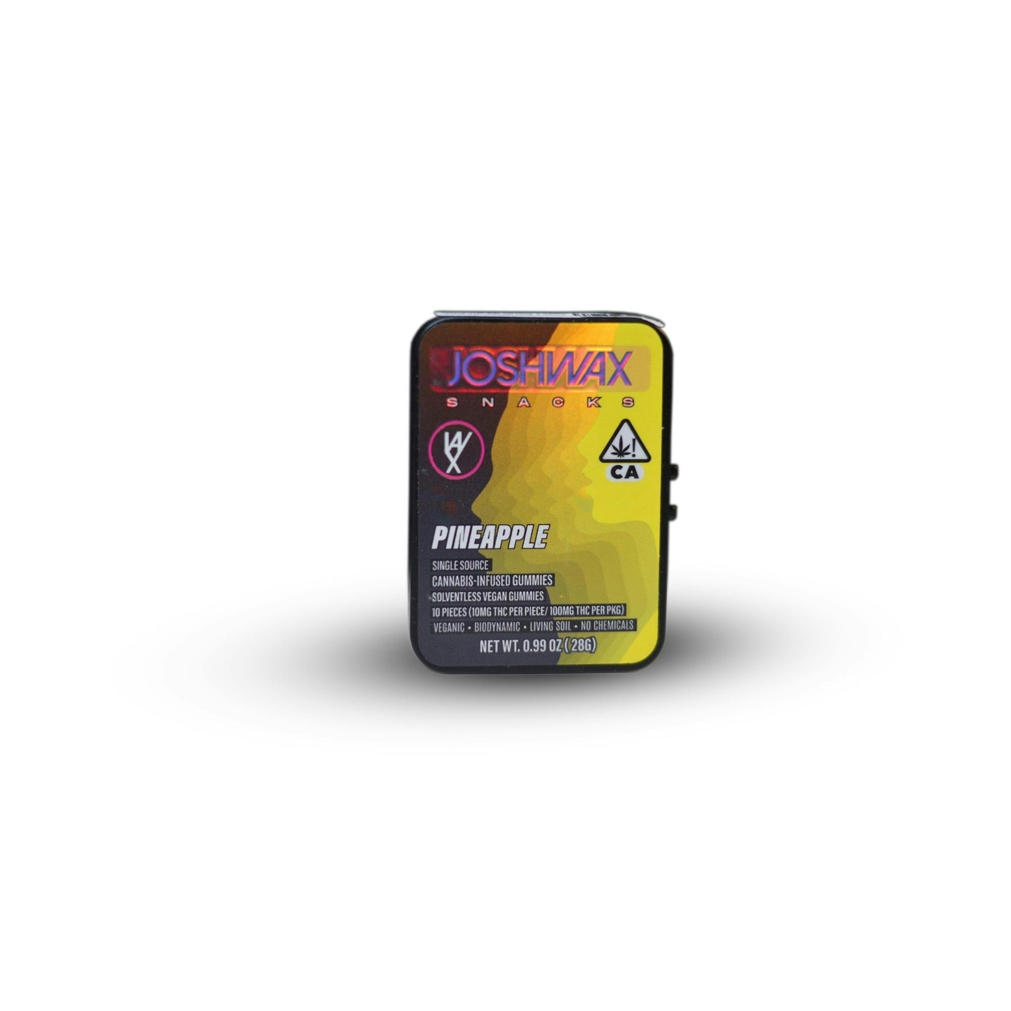 JOSHWAX - Pineapple Pop Gummies 10pk | 100mg - 1