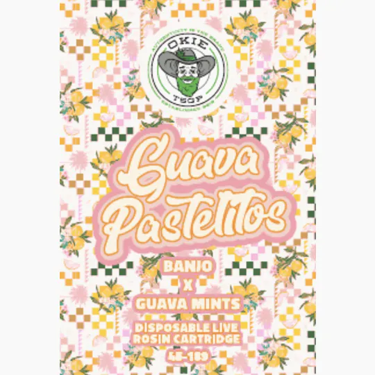 Okie TSGP - Guava Pastelitos - 45µ-189µ - 0.5g Disposable Live Rosin Cart - 1