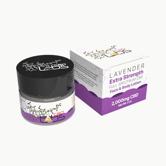Lit Labs - CBD High Strength Lotion 2,000 mg - Lavender - 1