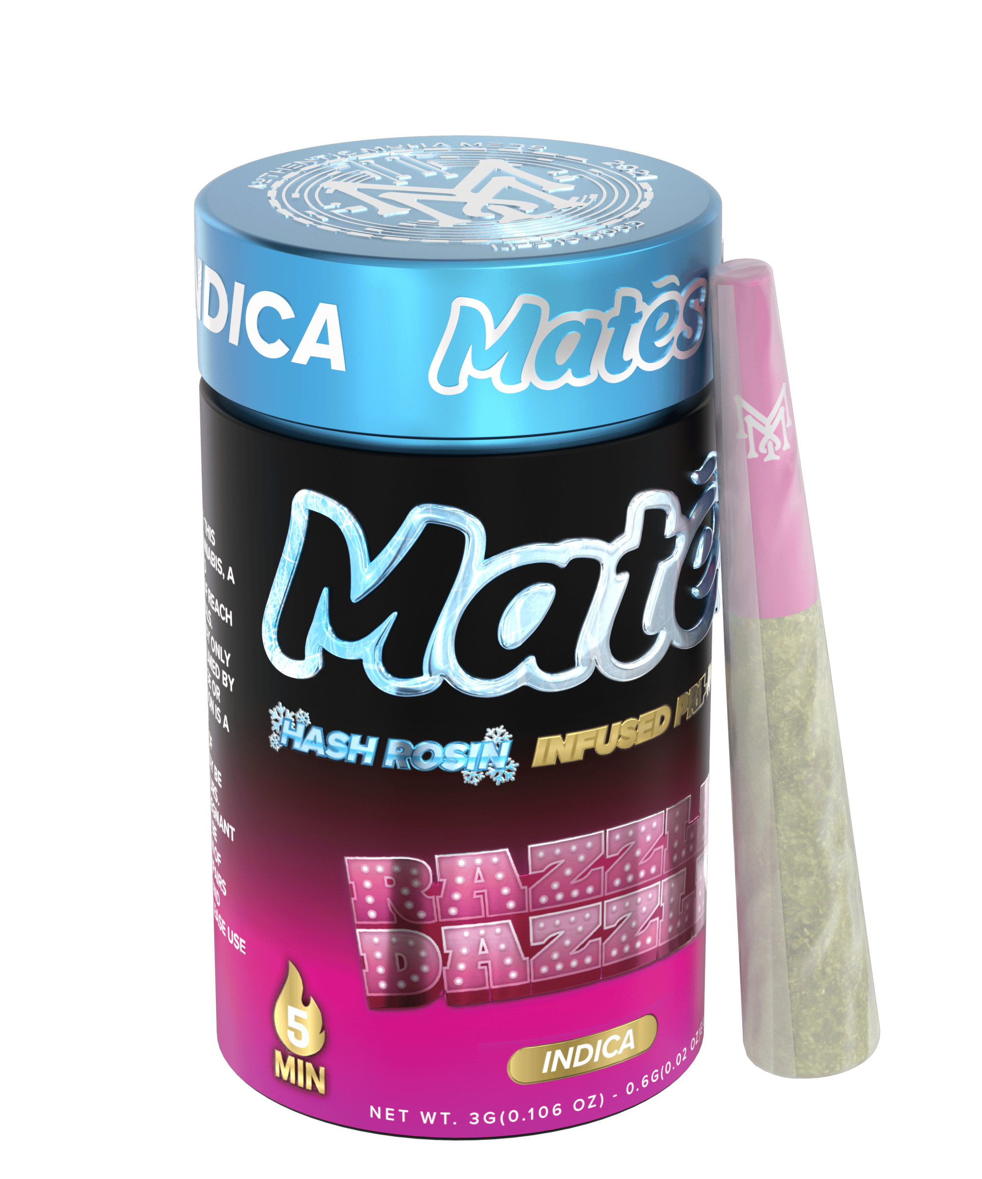 Muha Meds - Muha Meds | Mates | Razzle Dazzle | Infused Minis | 0.6g each | 5pk - 1