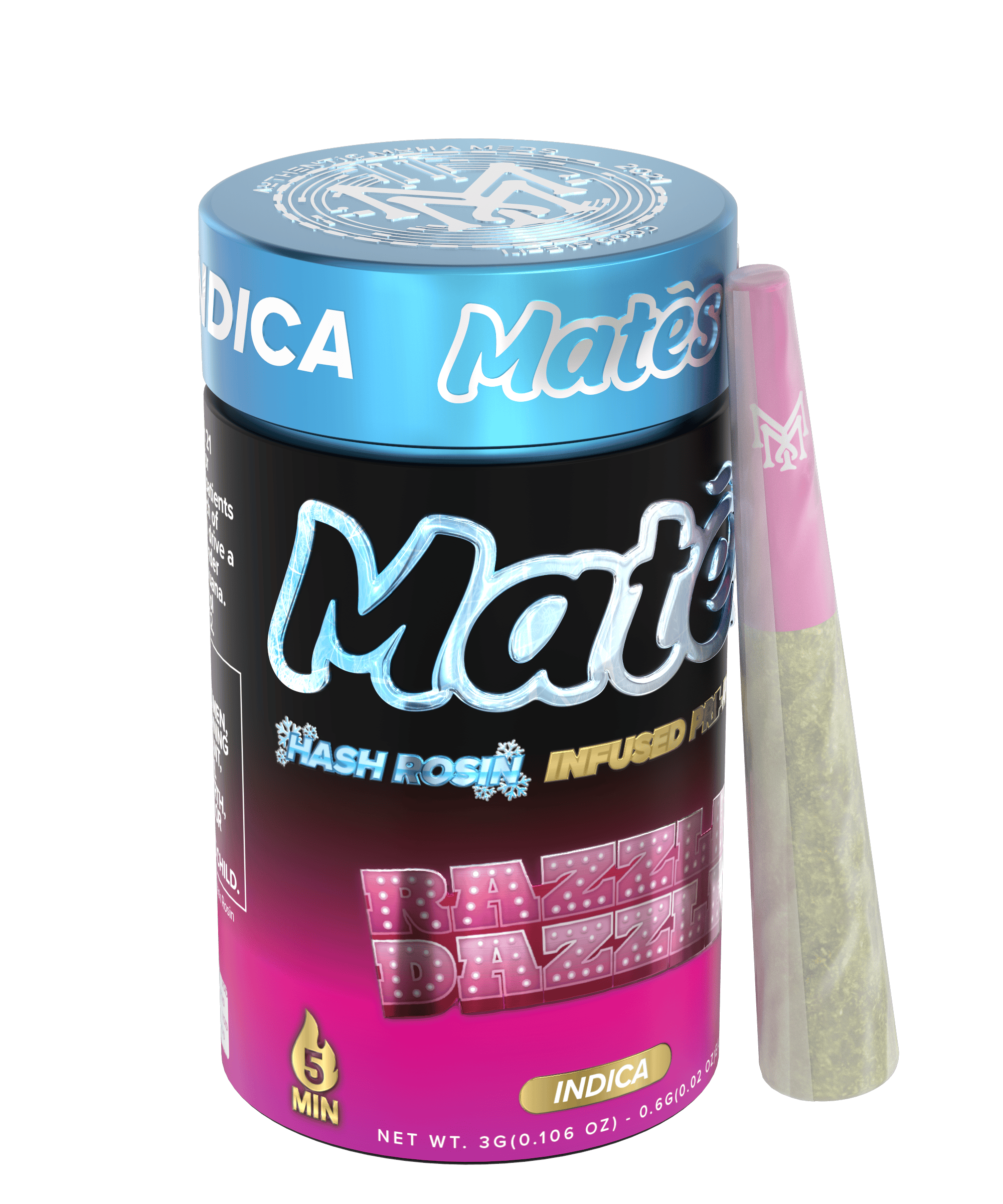 Muha Meds - Muha Meds | Razzle Dazzle | Infused Joints | 0.6g each | 5pk - 1