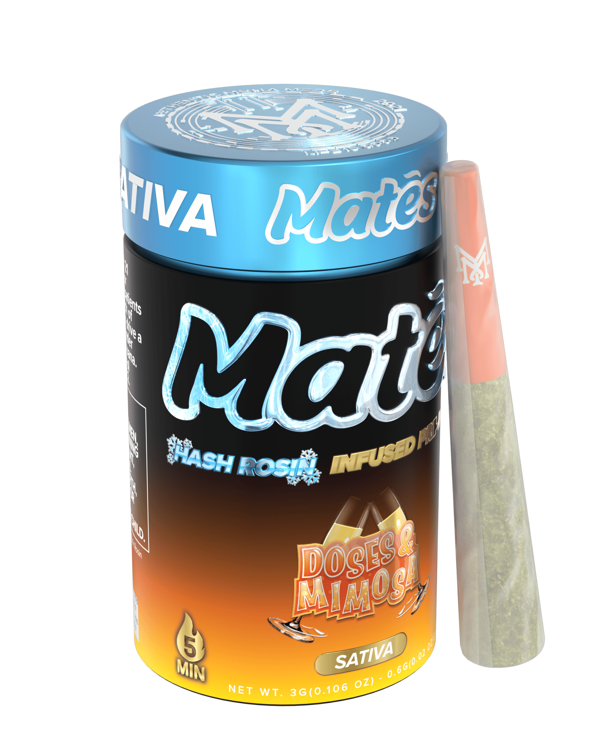 Muha Meds - Muha Meds | Doses & Mimosa | Infused Joints | 0.6g each | 5pk - 1