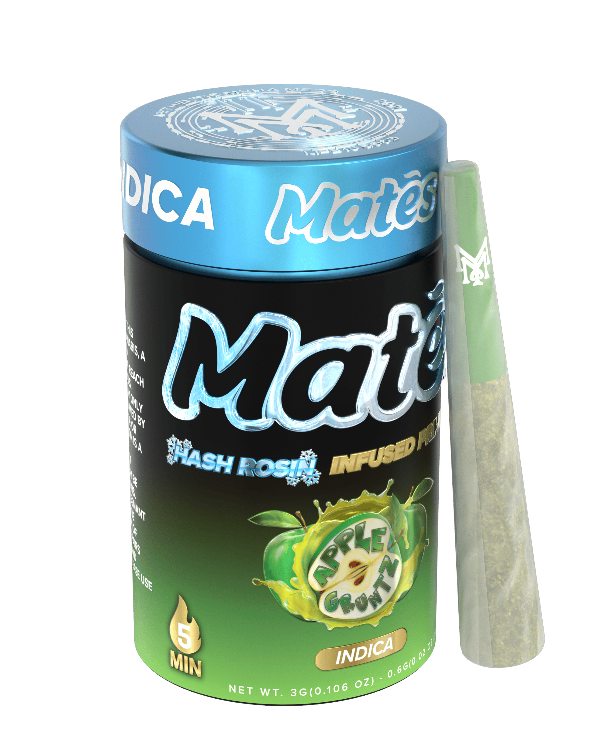 Muha Meds - Muha Meds | Mates | Apple Gruntz | Infused Minis | 0.6g each | 5pk - 1