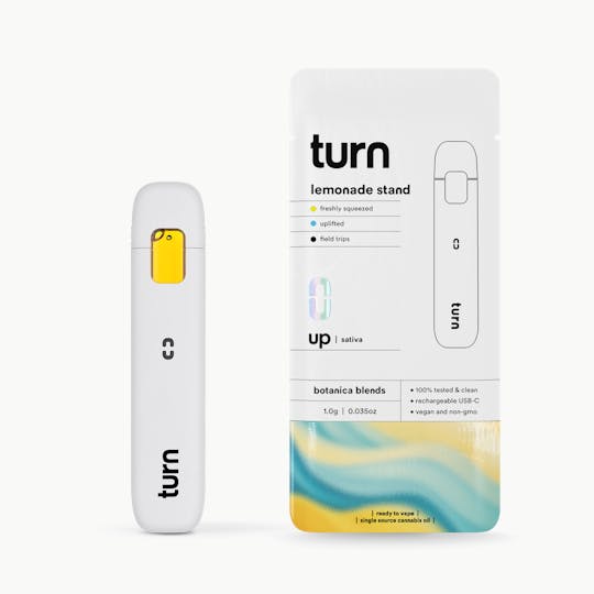 turn - 1.0g AIO | lemonade stand | botanica blends | up | - 1