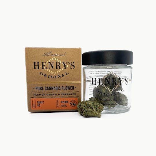 Henry's Original - 3.5g Craft Jar- Runtz OG - 1