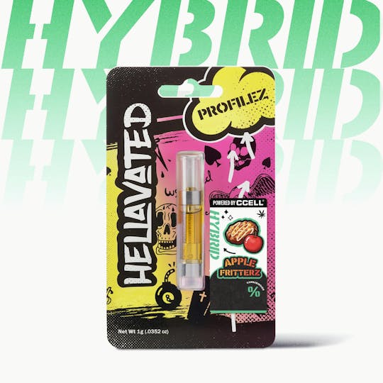 Hellavated - Apple Fritterz Baked Goodiez Cartridge 1g - 1