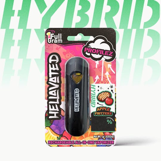 Hellavated - Apple Fritterz Baked Goodiez All In One 1g - 1