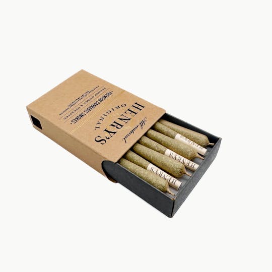 Henry's Original - 14g Total 14-Pack Pre-Rolls (1g each)- Kush Mints - 1