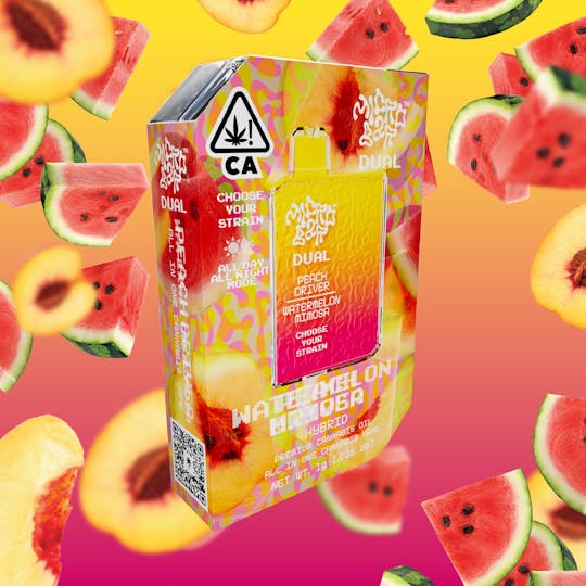 Micro Bar - Peach Driver(Indica) / Watermelon Mimosa (Sativa) - 1g DUAL AIO - 1