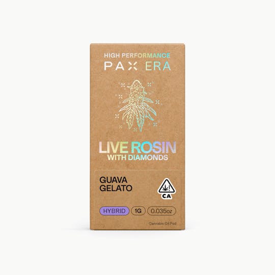 PAX - Live Rosin with Diamonds - Guava Gelato 1g - 1