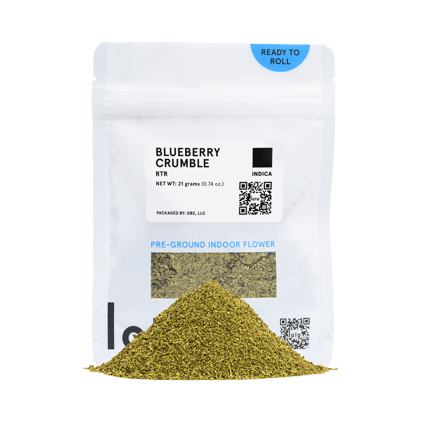 lolo - lolo | Blueberry Crumble | Indoor Ready To Roll | 21g - 1