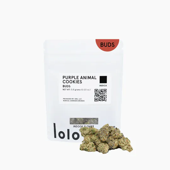 lolo - lolo | Purple Animal Cookies | Indoor Buds | 3.5g - 1