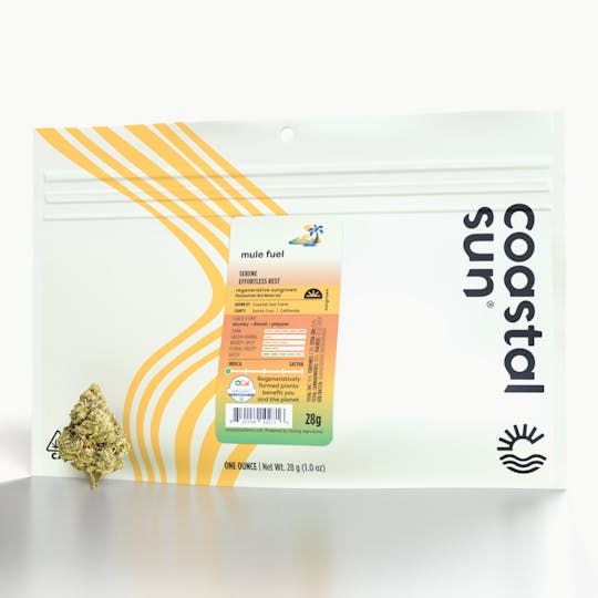 Coastal Sun - Mule Fuel Sungrown Flower 28g - 1