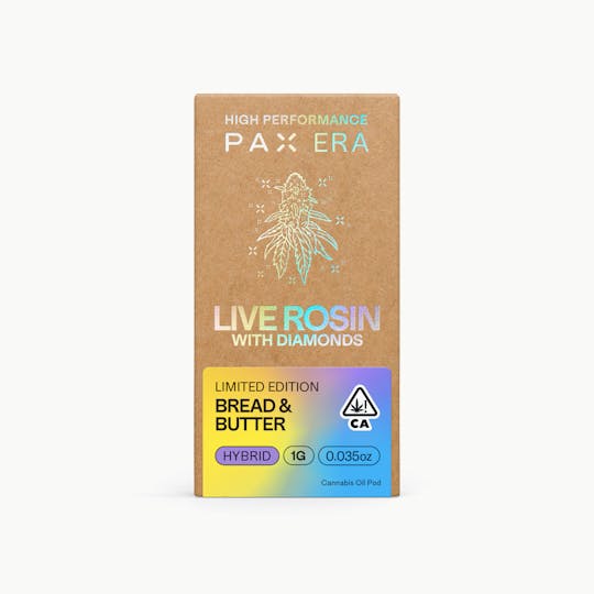 PAX - Live Rosin with Diamonds - Bread & Butter 1g - 1