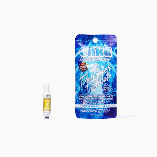CAKE she hits different - Purple Sunset - 1g - Indica - Cartridge - 1